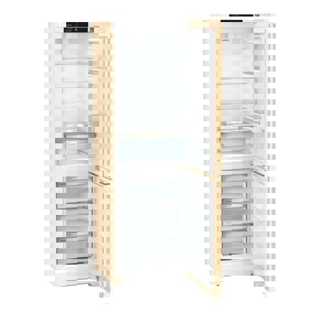 Combina frigorifica Liebherr CNbed 5203 Pure, NoFrost, 60 cm, 330 L, EasyFresh, DuoCooling, Clasa D, Bej